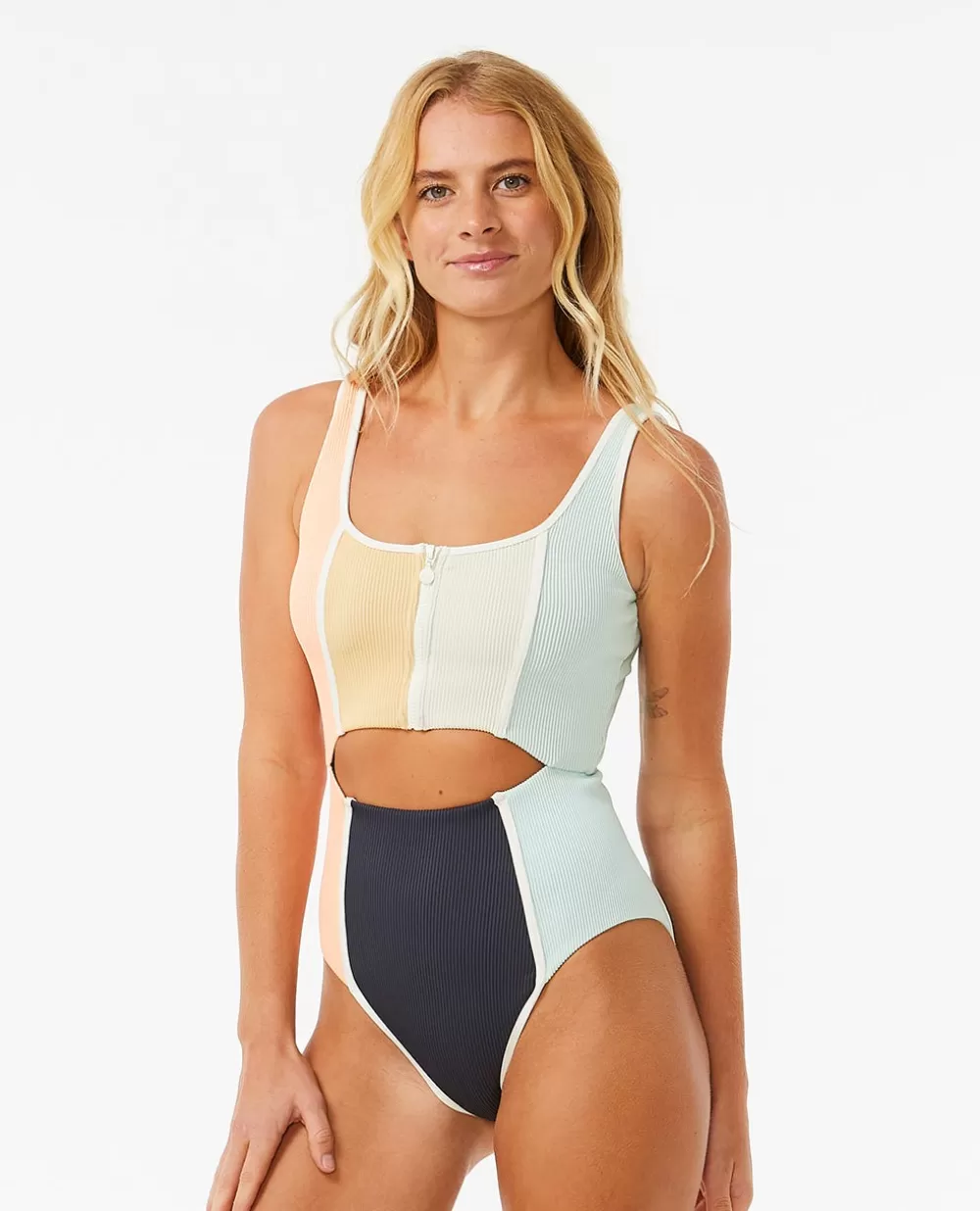 Rip Curl FATOS DEBANHO | Surf Suits>Block Party Splice One Piece Multico