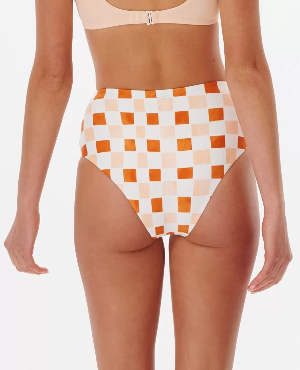 Rip Curl FATOS DEBANHO | Partes de baixo de biquínis>Calça Biquíni Hi Cheeky Surf Check Peach