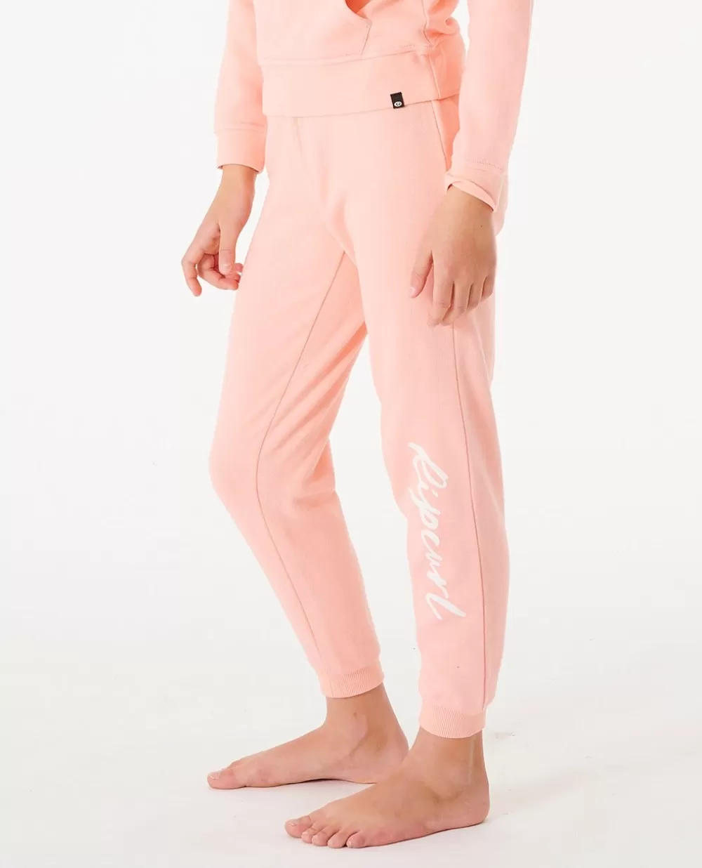 Rip Curl VESTUARIOPARARAPARIGA | Calças>Calça De Fato De Treino Script Para Rapariga Peach