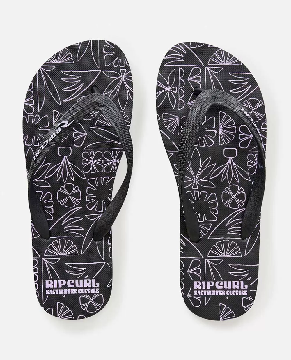 Rip Curl Calçado | Cultura Salt Water>Calçado Aberto Plantation Salt Water Culture Bloom Black/Purple