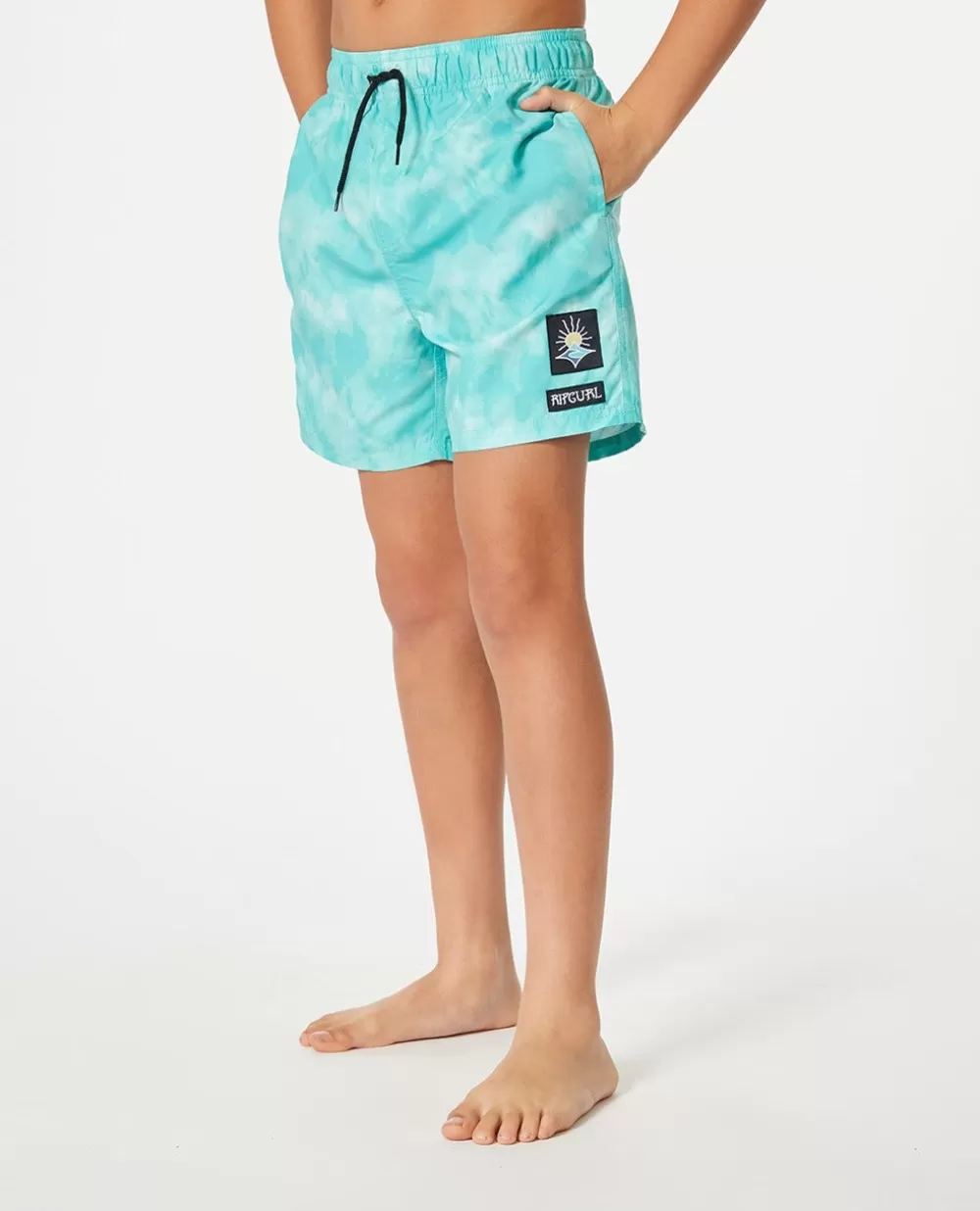 Rip Curl VESTUARIOPARA RAPAZ | Calções de banho>Calção Shred Tie Dye Volley Para Rapaz Aqua