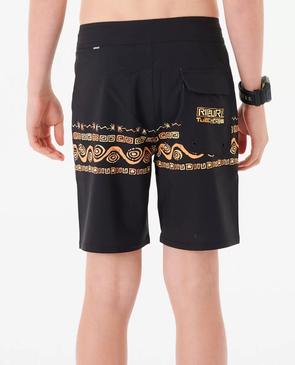 Rip Curl VESTUARIOPARA RAPAZ | Calções de banho>Calção Tube Heads Stripe Mirage Boardshort Para Rapaz Black