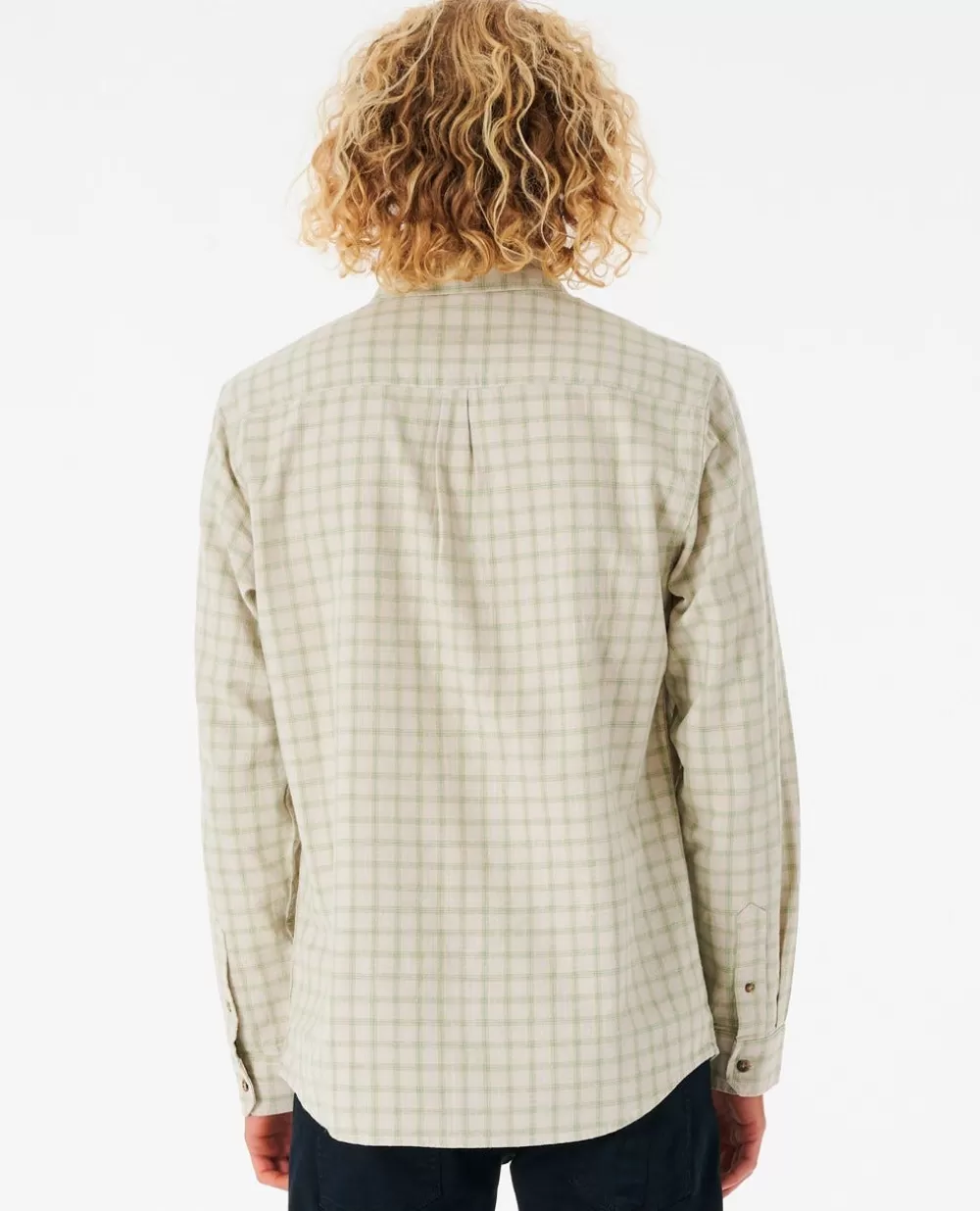 Rip Curl Camisas e polos | Cultura Salt Water>Camisa De Flanela Salt Water Culture Rails De Manga Comprida Cement