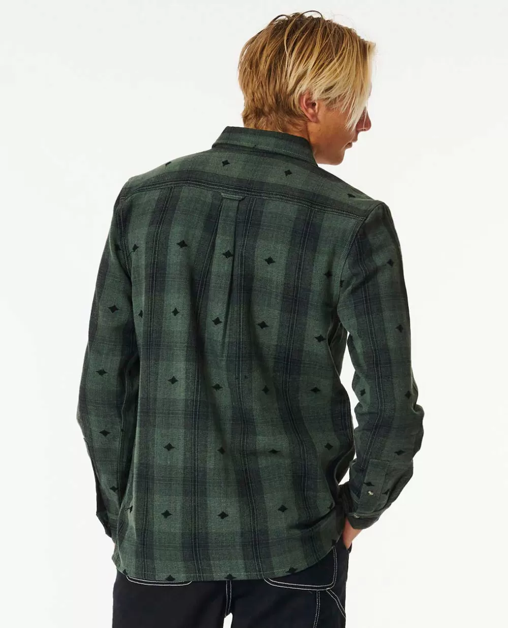 Rip Curl Camisas e polos | Quality Surf Products>Camisa Quality Surf Products De Flanela Washed Green