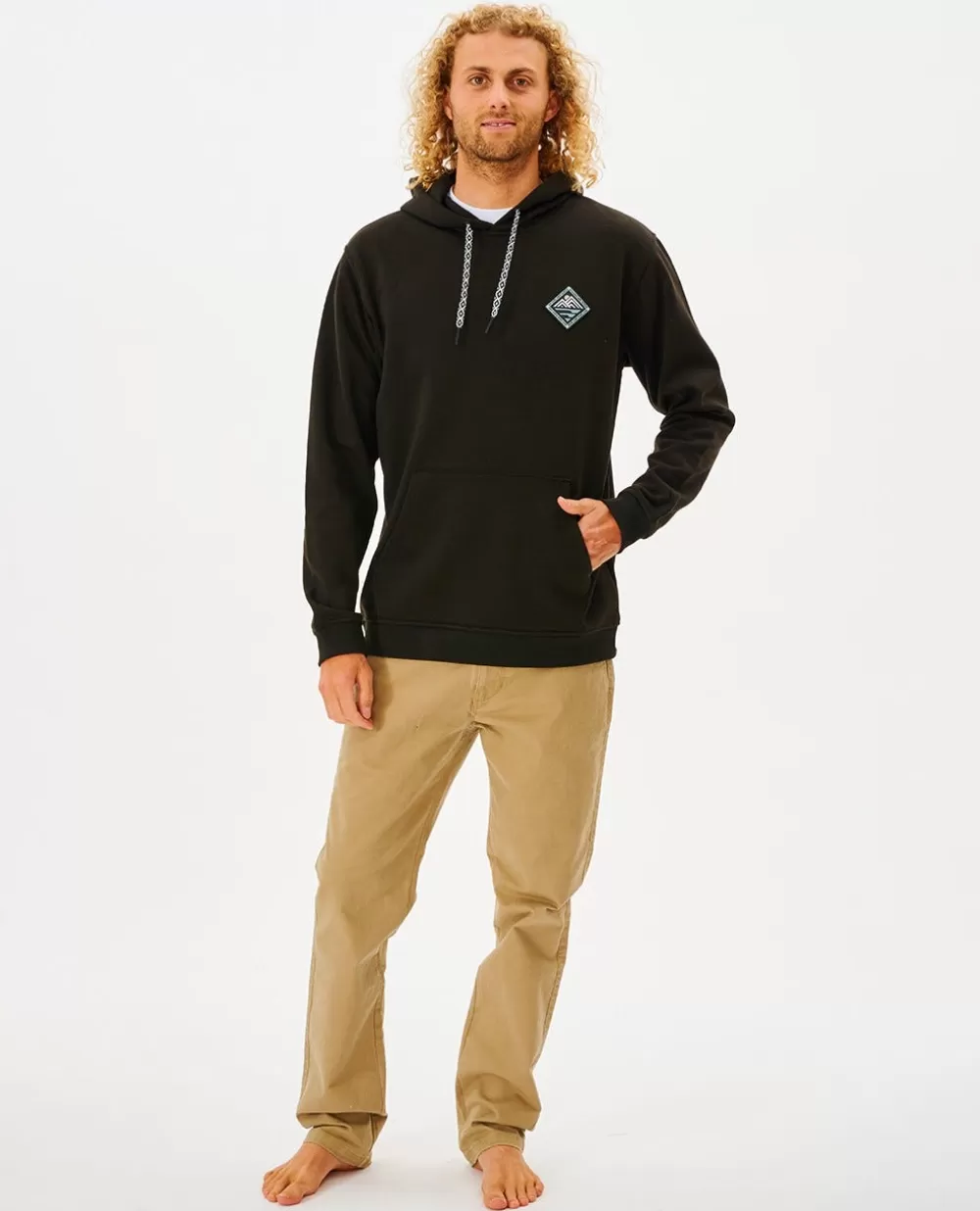 Rip Curl Camisolas com capuz e pulôvers | Anti-Series>Camisola Anti Series Journey Em Velo Black