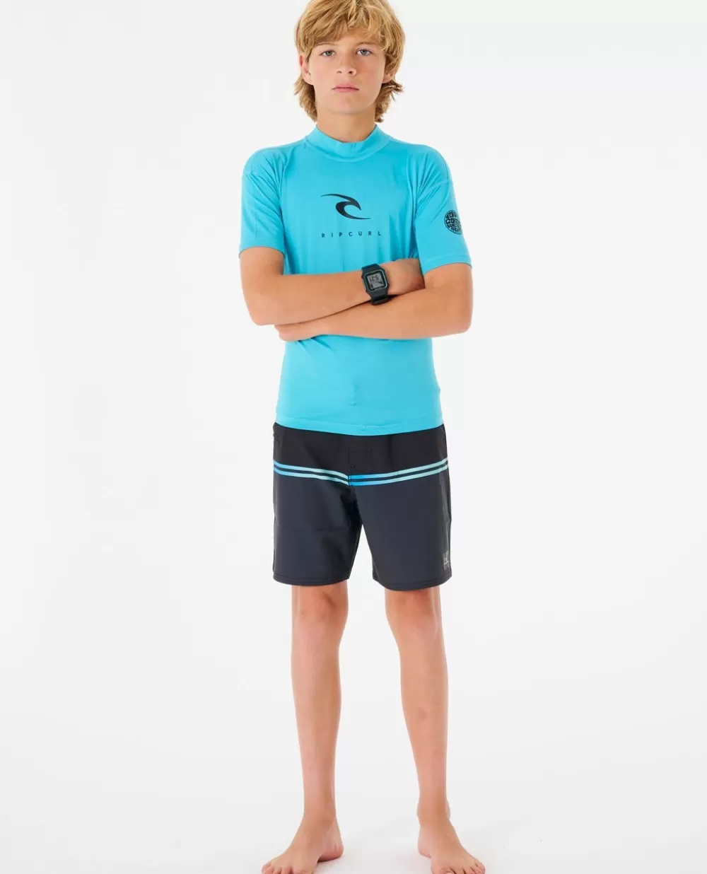 Rip Curl FATOS DEMERGULHOPARA RAPAZ | Camisolas em rash e casacos>Camisola De Licra Corps De Manga Curta Para Rapaz