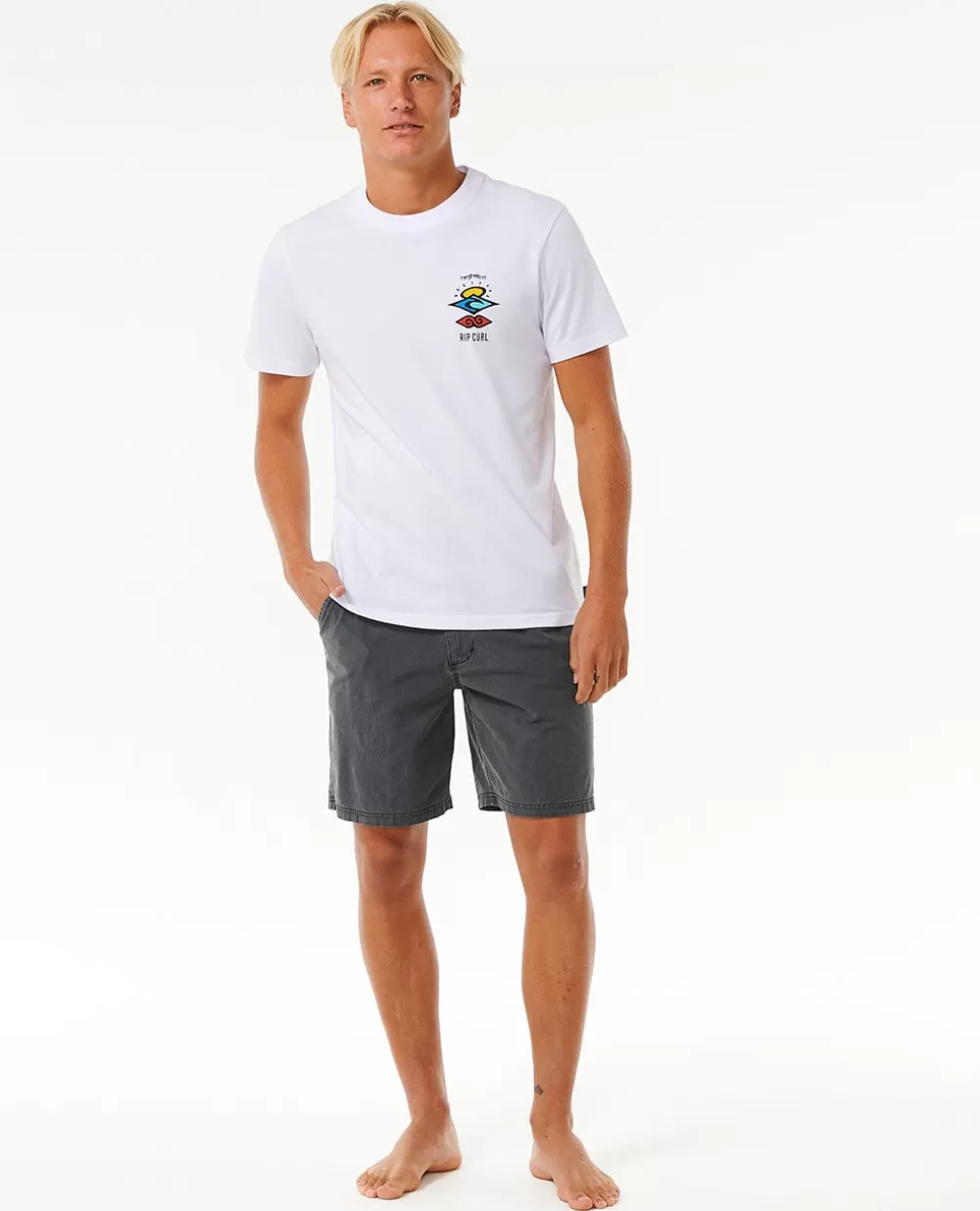 Rip Curl Vestuário | Calções>Camisola De Licra Day Break De Manga Curta Para Rapariga Washed Black