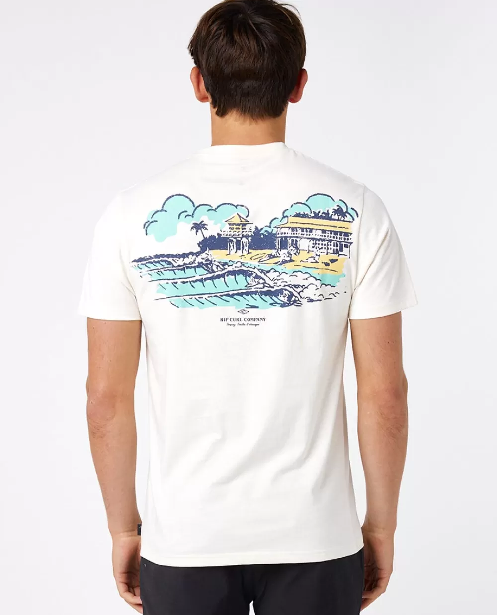 Rip Curl T-shirts e manga cava>Camisola De Licra Day Break De Manga Curta Para Rapariga Bone