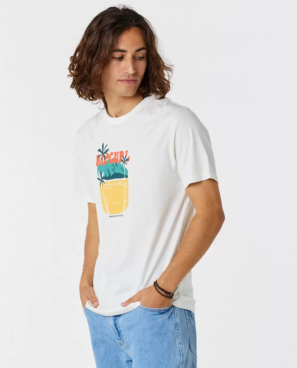 Rip Curl T-shirts e manga cava | Vestuário>Camisola De Licra Day Break De Manga Curta Para Rapariga