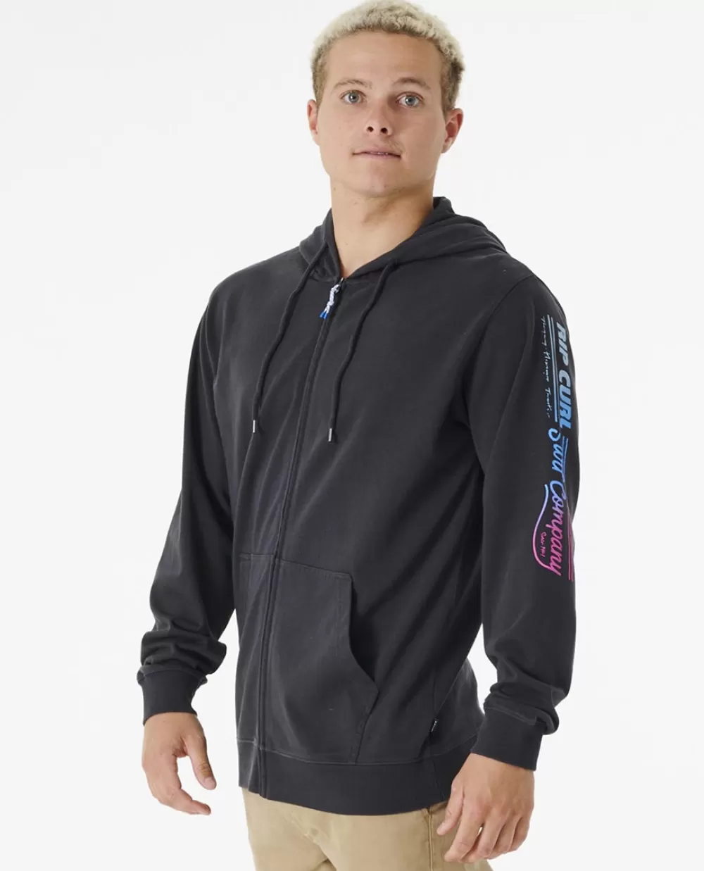 Rip Curl Camisolas com capuz e pulôvers | Renascimento do surf>Camisola De Licra Day Break De Manga Curta Para Rapariga Washed Black