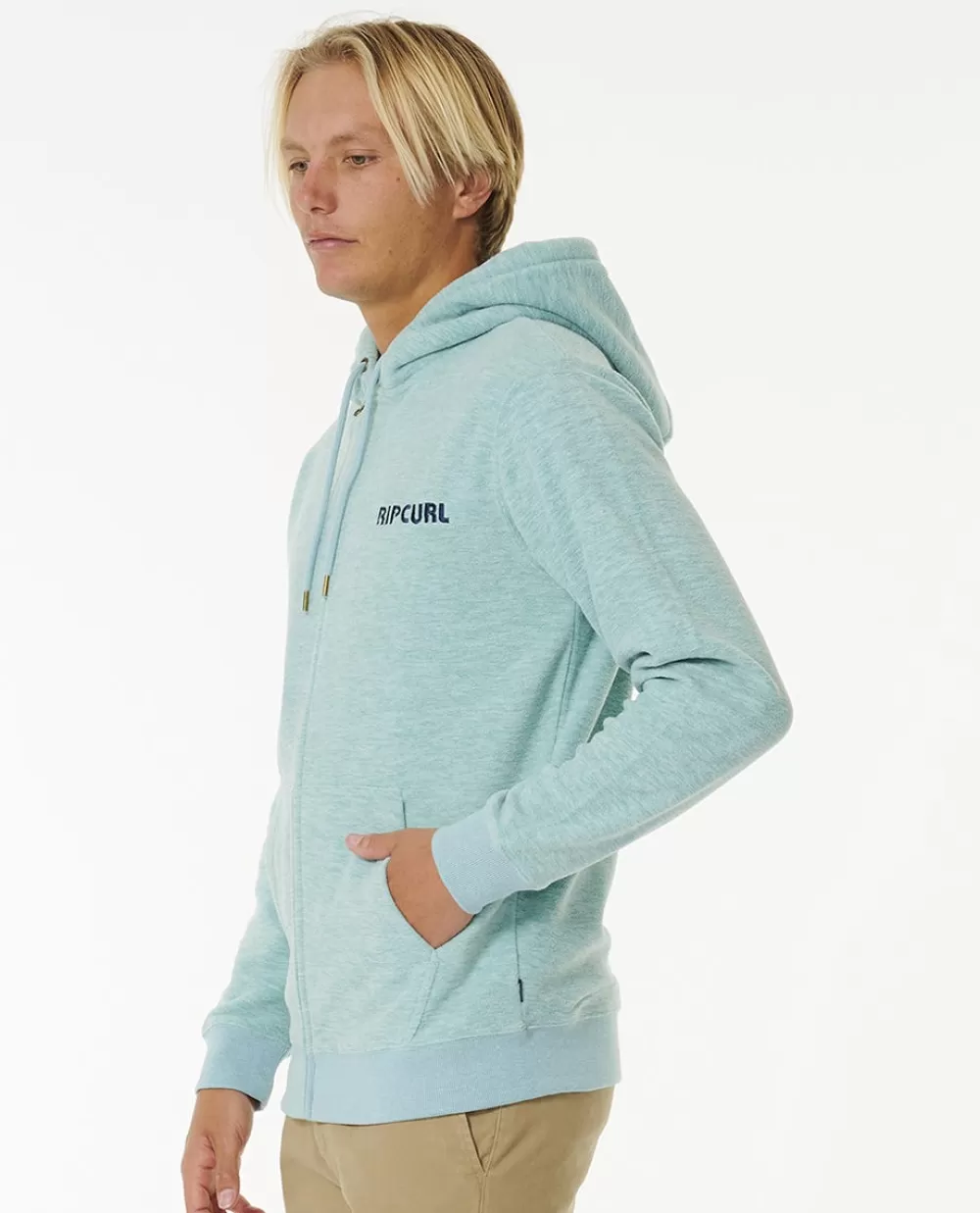 Rip Curl Camisolas com capuz e pulôvers>Camisola De Licra Day Break De Manga Curta Para Rapariga Dusty Blue