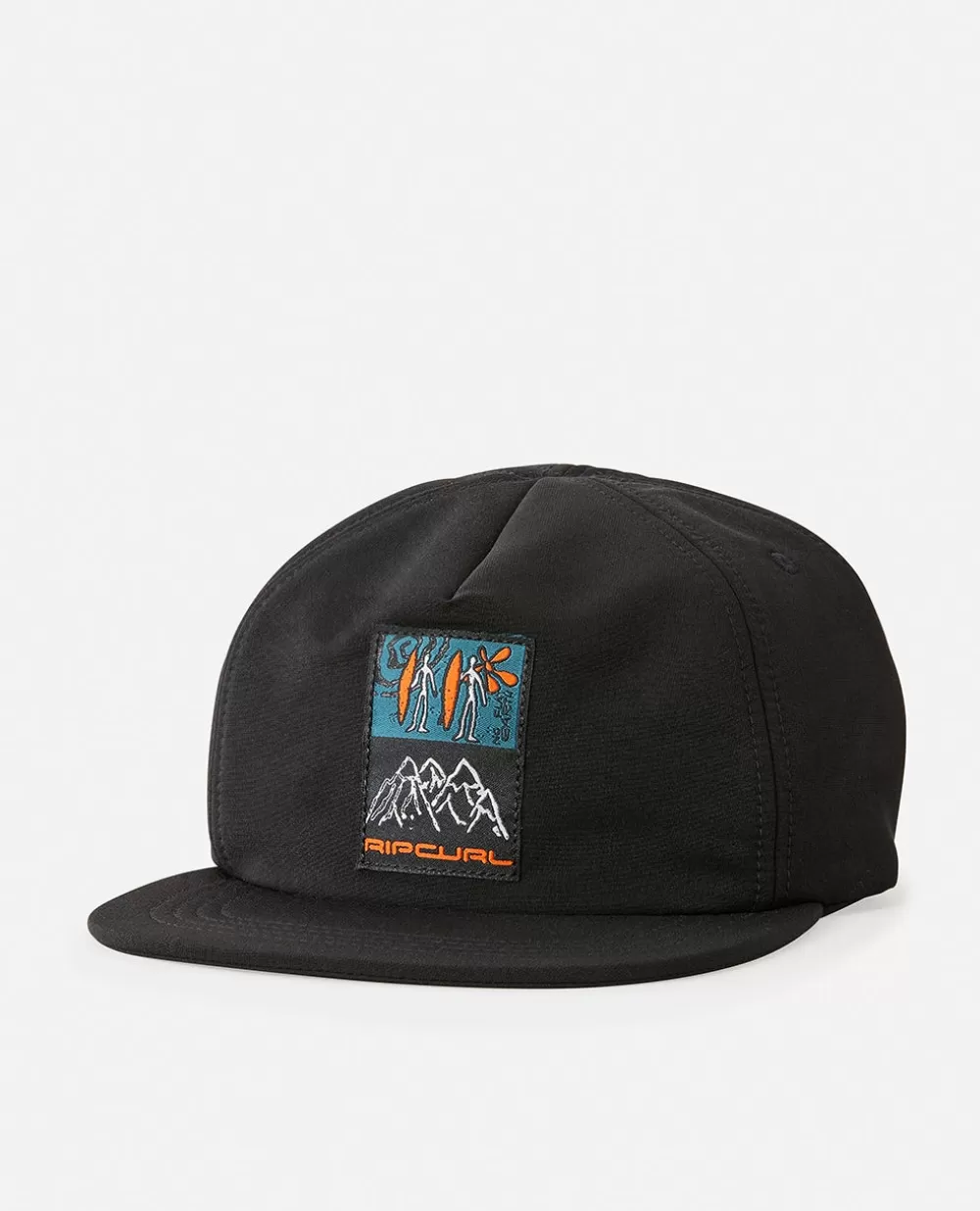 Rip Curl Chapéus e gorros>Camisola De Licra Day Break De Manga Curta Para Rapariga Black