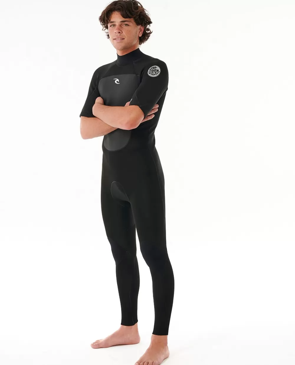 Rip Curl ROUPA DE MERGULHO | Fatos completos>Camisola De Licra Day Break De Manga Curta Para Rapariga Black