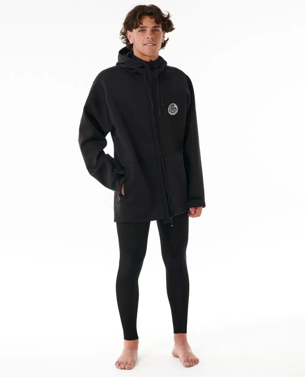 Rip Curl ROUPA DE MERGULHO | Casacos e camisolas>Camisola De Licra Day Break De Manga Curta Para Rapariga Black