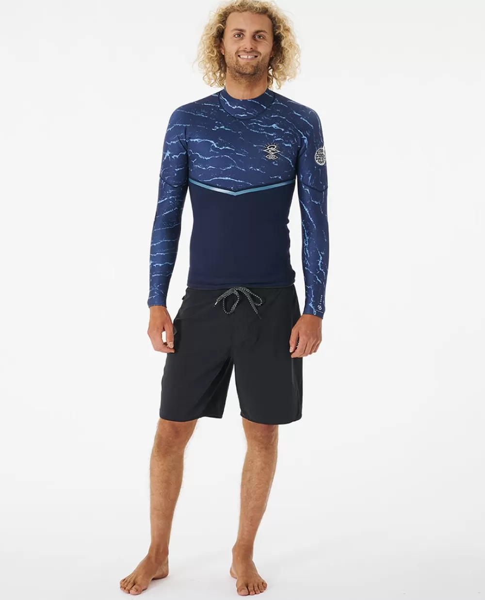 Rip Curl ROUPA DE MERGULHO | Casacos e camisolas>Camisola De Licra Day Break De Manga Curta Para Rapariga Dark Navy