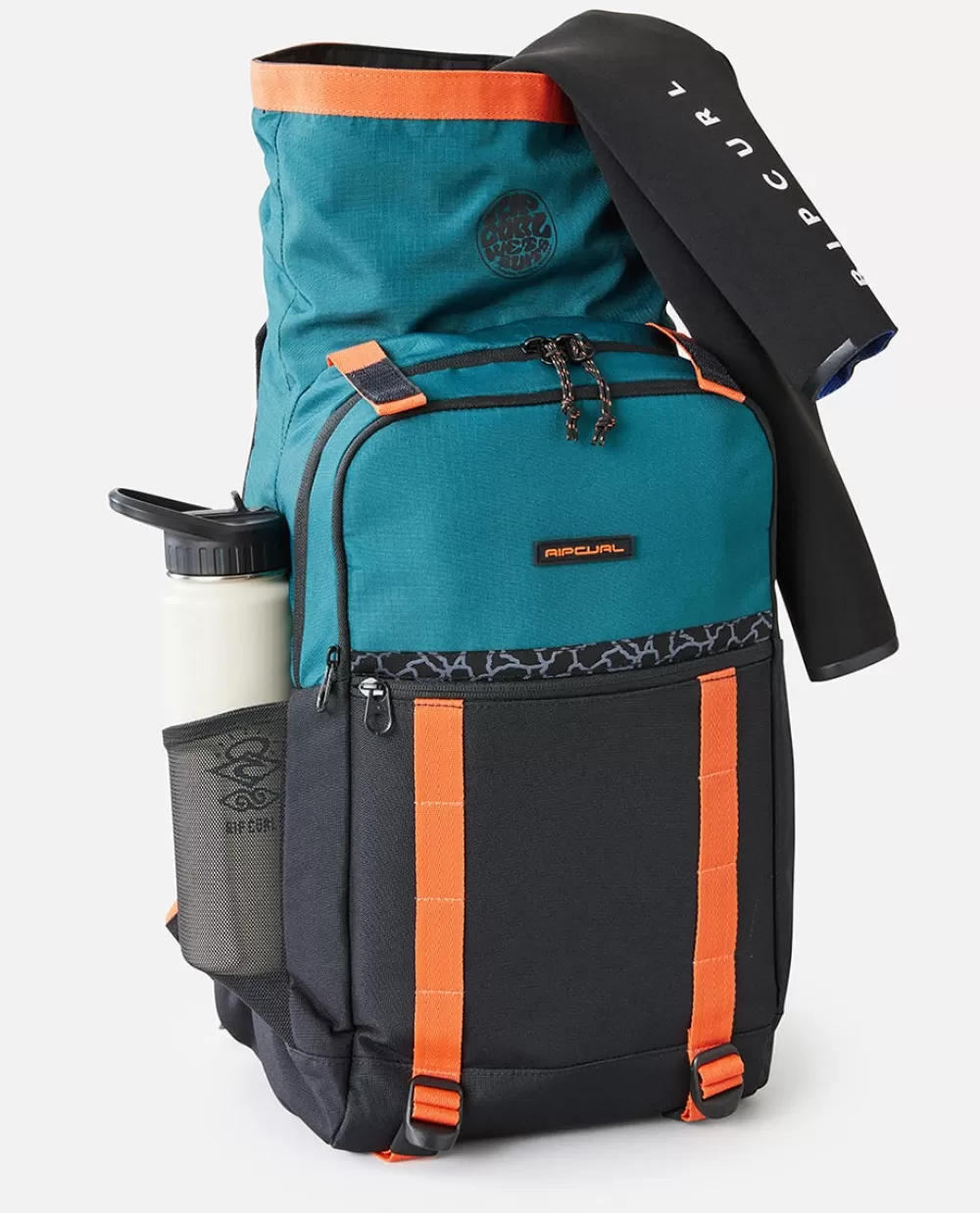 Rip Curl Equipamento | Mochilas e malas>Camisola De Licra Day Break De Manga Curta Para Rapariga Blue Green