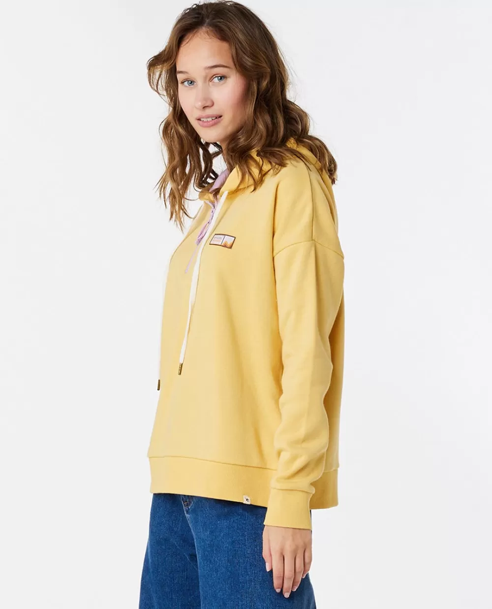 Rip Curl La Isla>Camisola De Licra Day Break De Manga Curta Para Rapariga Washed Yellow