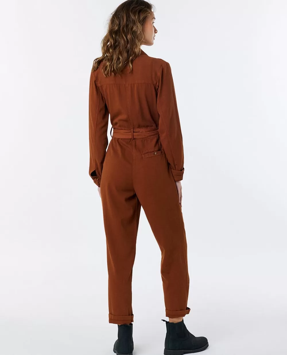 Rip Curl VESTUÁRIO | Vestidos e macacões>Camisola De Licra Day Break De Manga Curta Para Rapariga Dark Brown