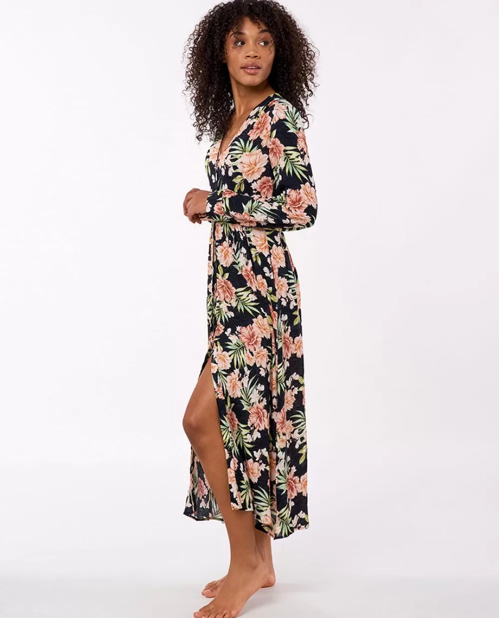 Rip Curl VESTUÁRIO | Vestidos e macacões>Camisola De Licra Day Break De Manga Curta Para Rapariga Black