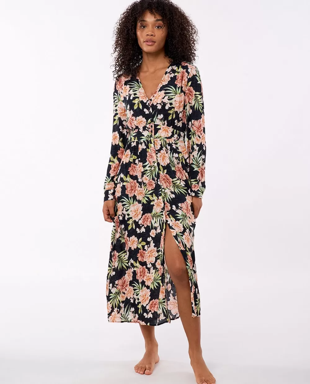 Rip Curl VESTUÁRIO | Vestidos e macacões>Camisola De Licra Day Break De Manga Curta Para Rapariga Black