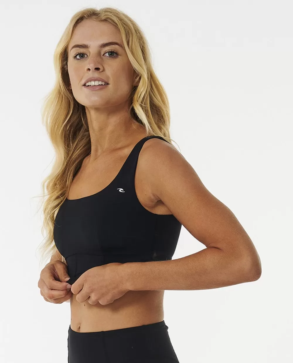 Rip Curl FATOS DEBANHO | Partes de cima de biquínis>Camisola De Licra Day Break De Manga Curta Para Rapariga Black