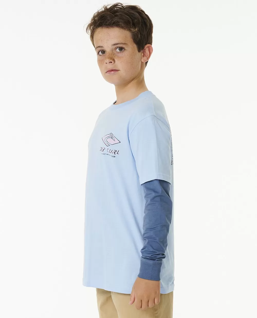 Rip Curl VESTUARIOPARA RAPAZ | Tops e t-shirts>Camisola De Licra Day Break De Manga Curta Para Rapariga Cool Blue