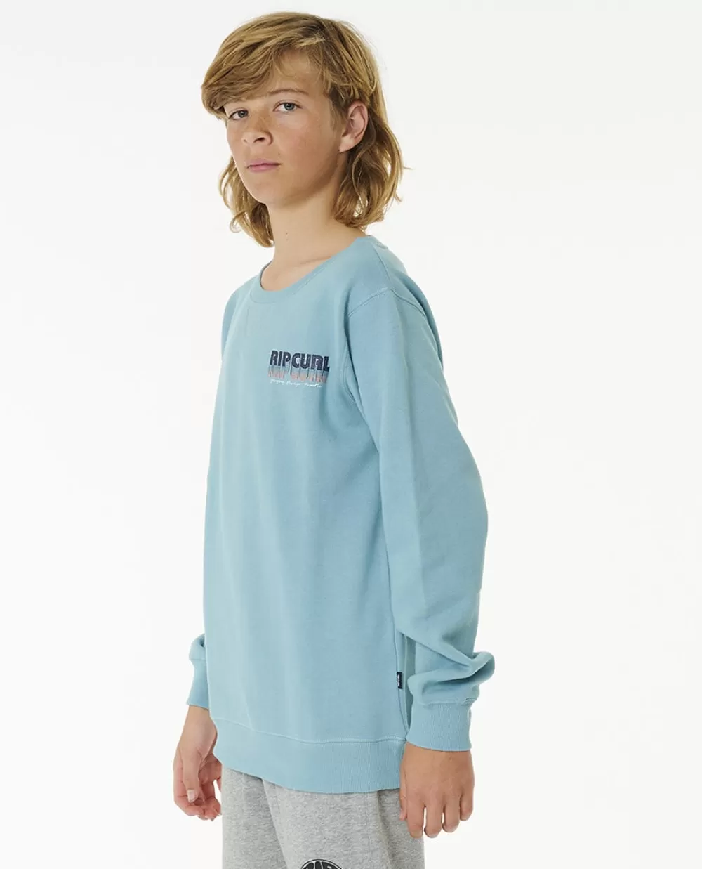 Rip Curl VESTUARIOPARA RAPAZ | Camisolas com capuz e pulôveres>Camisola De Licra Day Break De Manga Curta Para Rapariga Dusty Blue