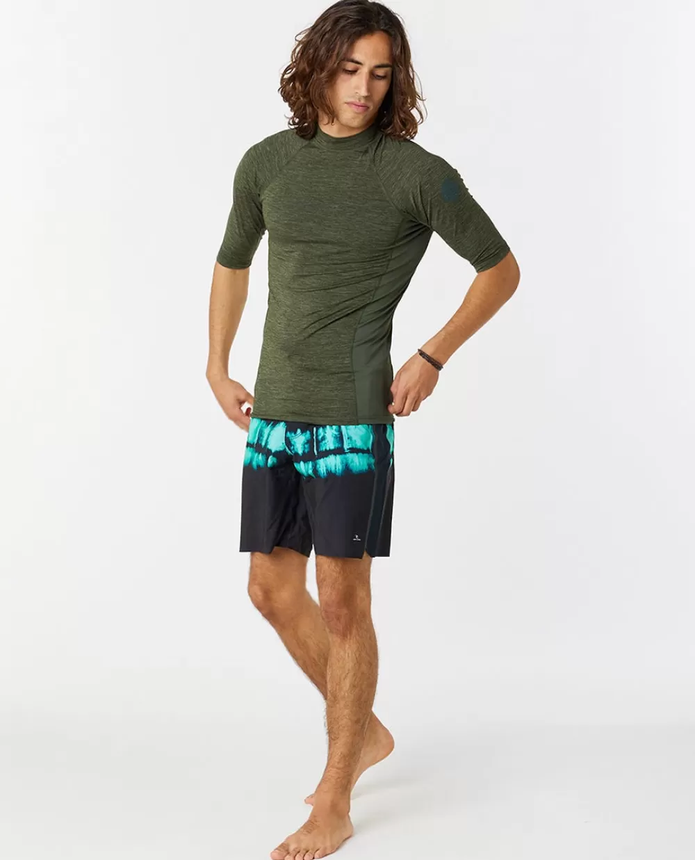 Rip Curl ROUPA DE MERGULHO | Camisolas em rash>Camisola De Licra De Manga Curta Dawn Patrol UPF Perf