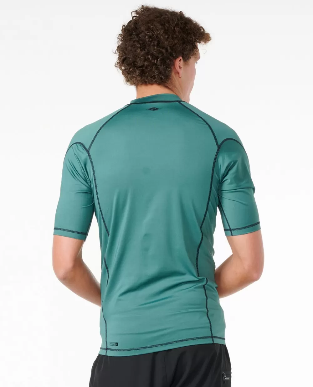 Rip Curl ROUPA DE MERGULHO | Camisolas em rash>Camisola De Licra De Manga Curta Fade Out UPF Perf Washed Green