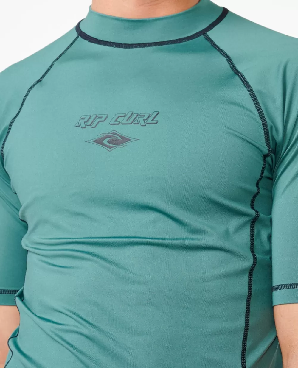 Rip Curl ROUPA DE MERGULHO | Camisolas em rash>Camisola De Licra De Manga Curta Fade Out UPF Perf Washed Green