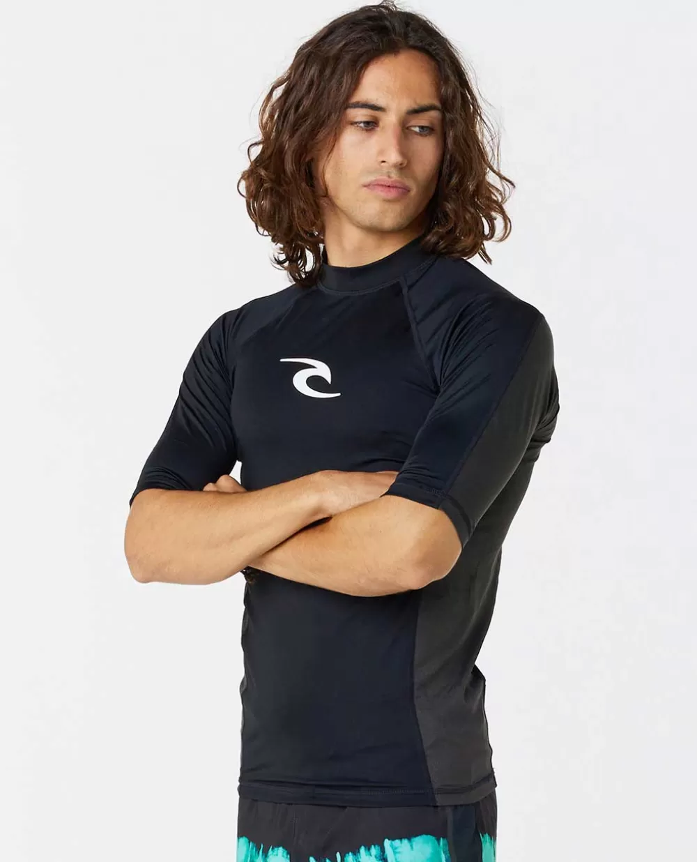 Rip Curl ROUPA DE MERGULHO | Camisolas em rash>Camisola De Licra De Manga Curta Waves UPF Perf