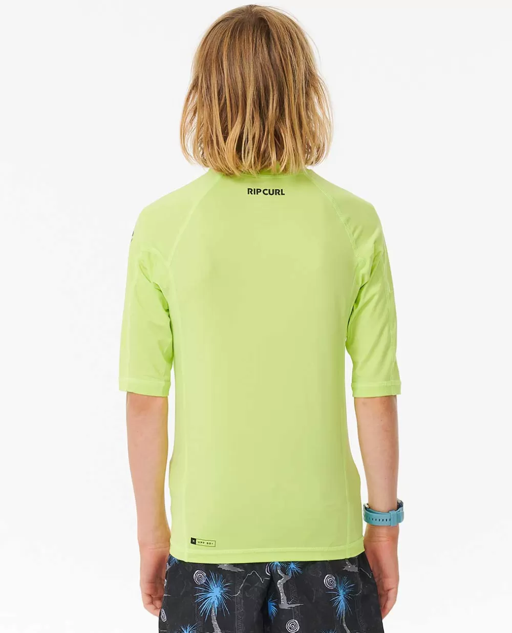 Rip Curl FATOS DEMERGULHOPARA RAPAZ | Camisolas em rash e casacos>Camisola De Licra UPF De Manga Curta Brand Wave Para Rapaz