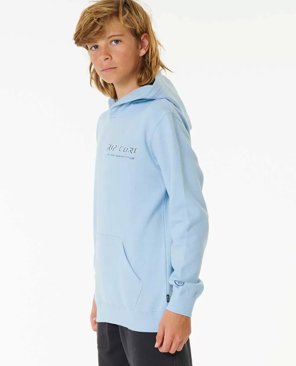 Rip Curl VESTUARIOPARA RAPAZ | Camisolas com capuz e pulôveres>Camisola Em Velo Com Capuz Pure Surf Art Para Rapaz Cool Blue