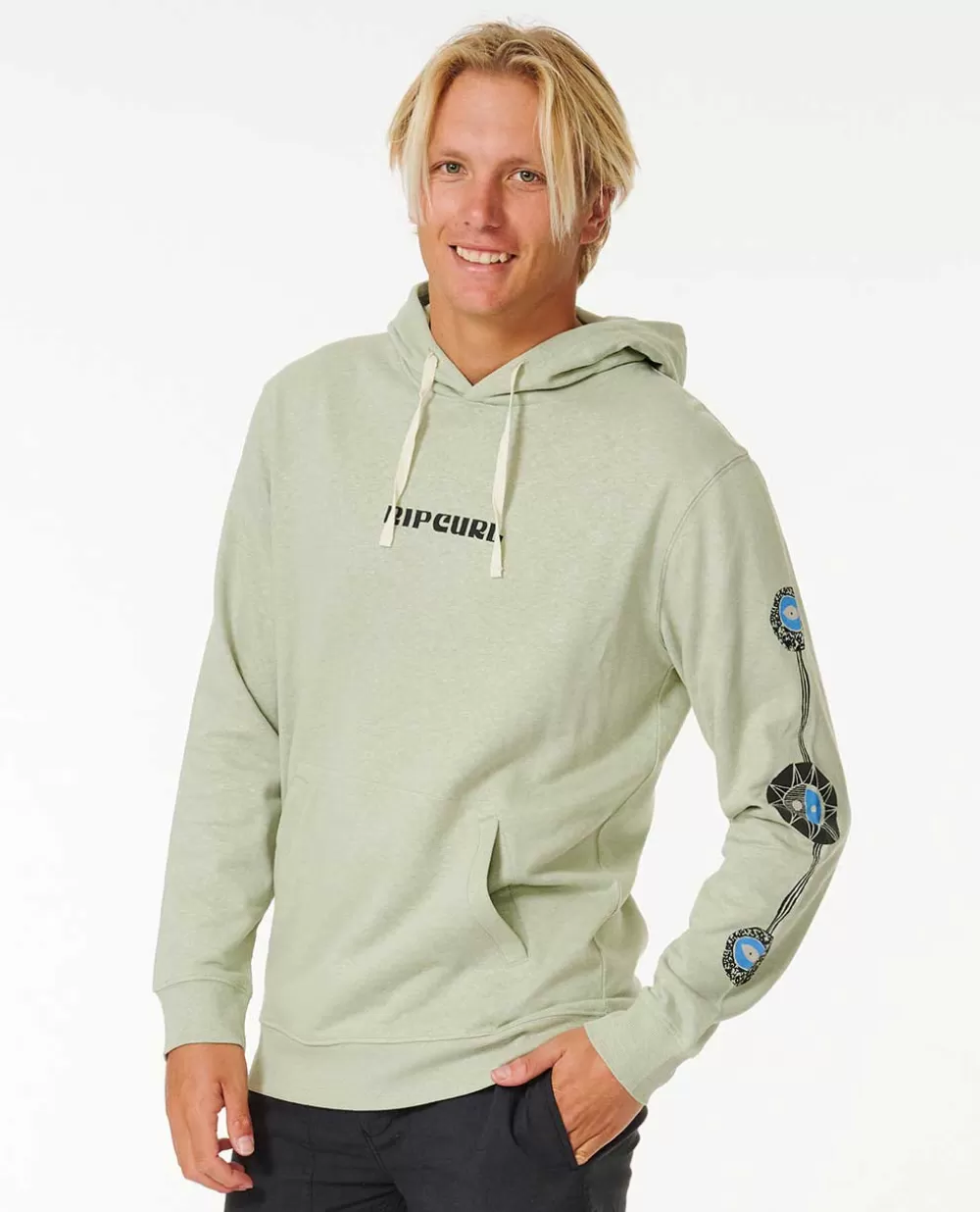 Rip Curl Vestuário | Camisolas com capuz e pulôvers>Camisola Em Velo Com Capuz Salt Water Culture Sun Beams Sage