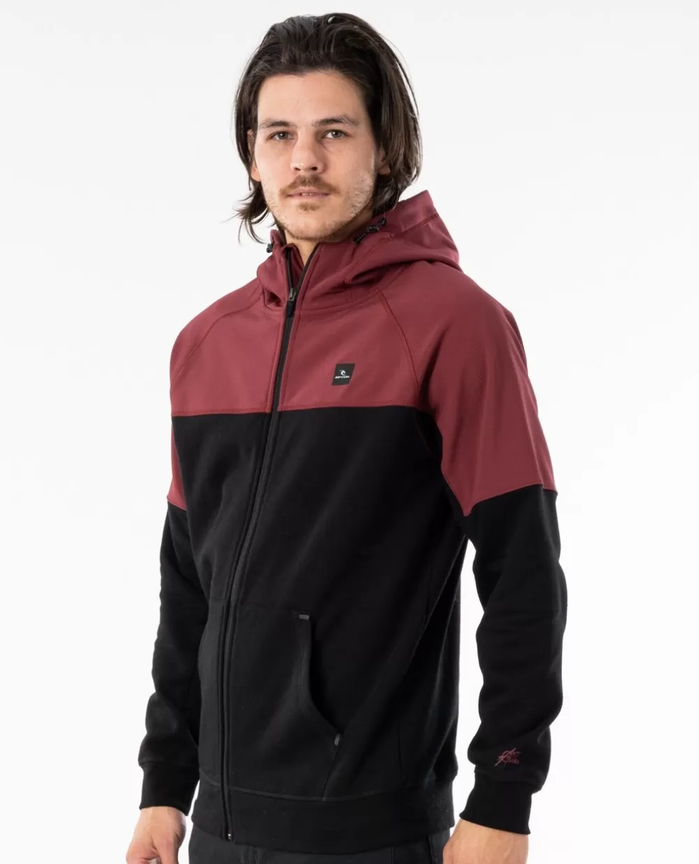 Rip Curl Camisolas com capuz e pulôvers>Camisola Em Velo Com Fecho De Correr Anti Series Viral Maroon