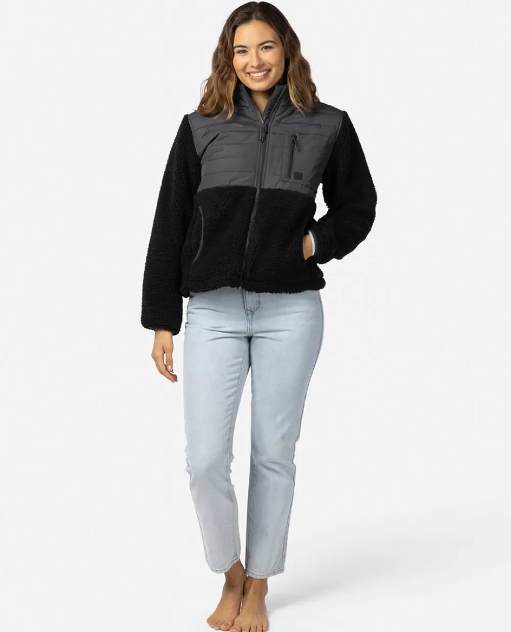 Rip Curl VESTUÁRIO | Camisolas com capuz e pulôveres>Camisola Em Velo Com Fecho De Correr Anti-Series Anoeta
