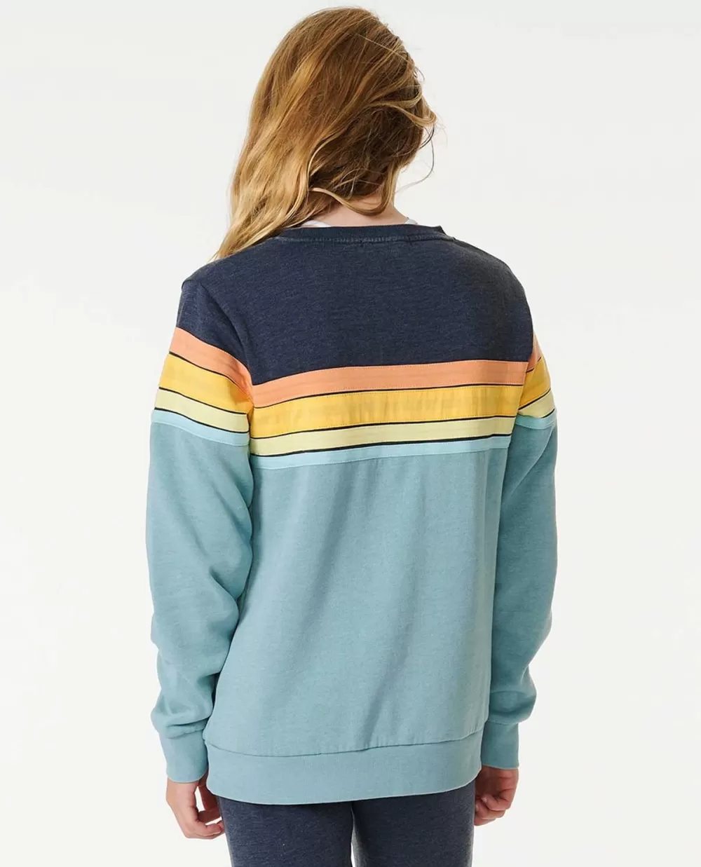 Rip Curl VESTUARIOPARARAPARIGA | Camisolas com capuz e pulôveres>Camisola Em Velo De Gola Redonda Surf Revival Para Rapariga
