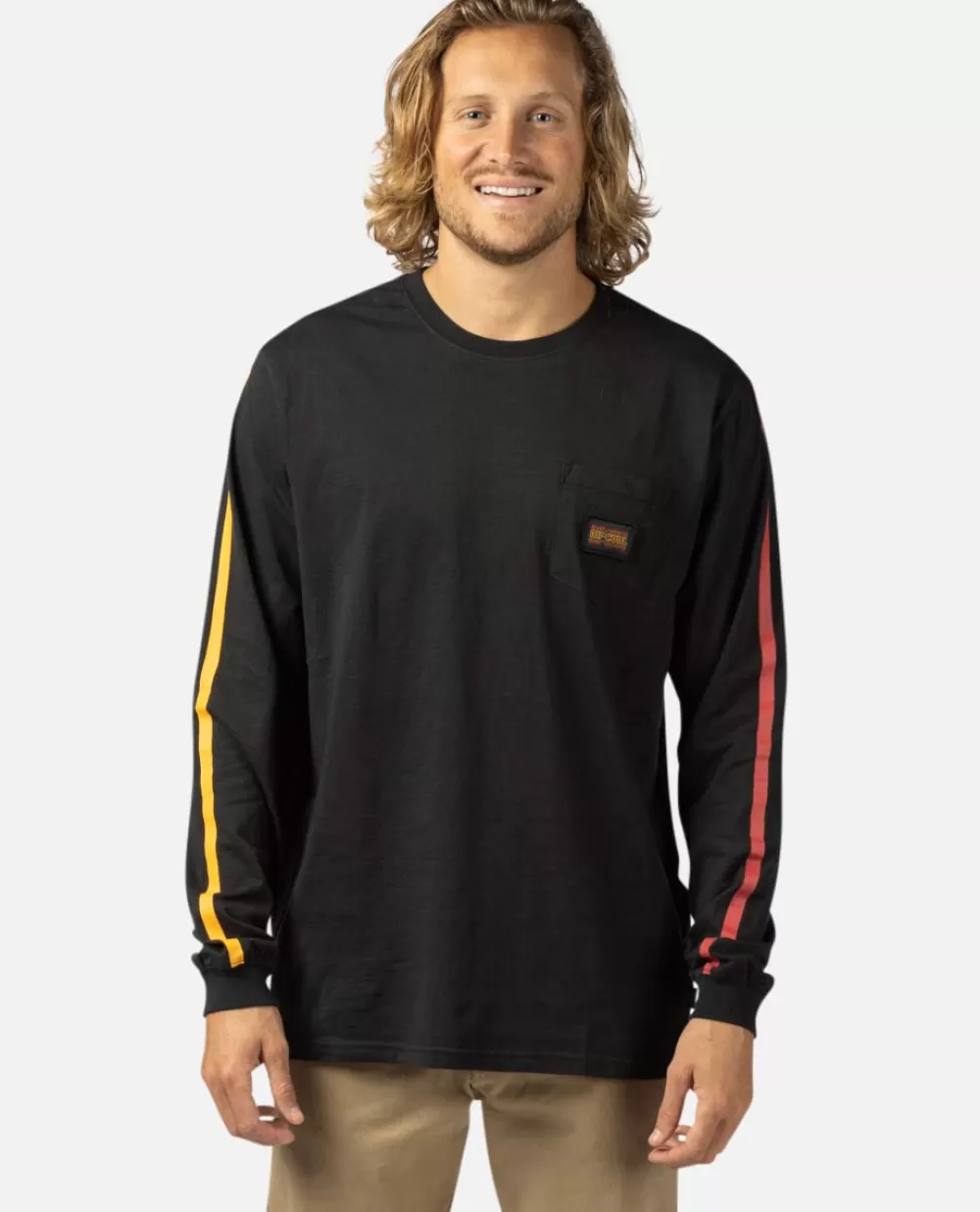 Rip Curl T-shirts e manga cava | Renascimento do surf>Camisola Surf Revival Collective Com Manga Comprida Black