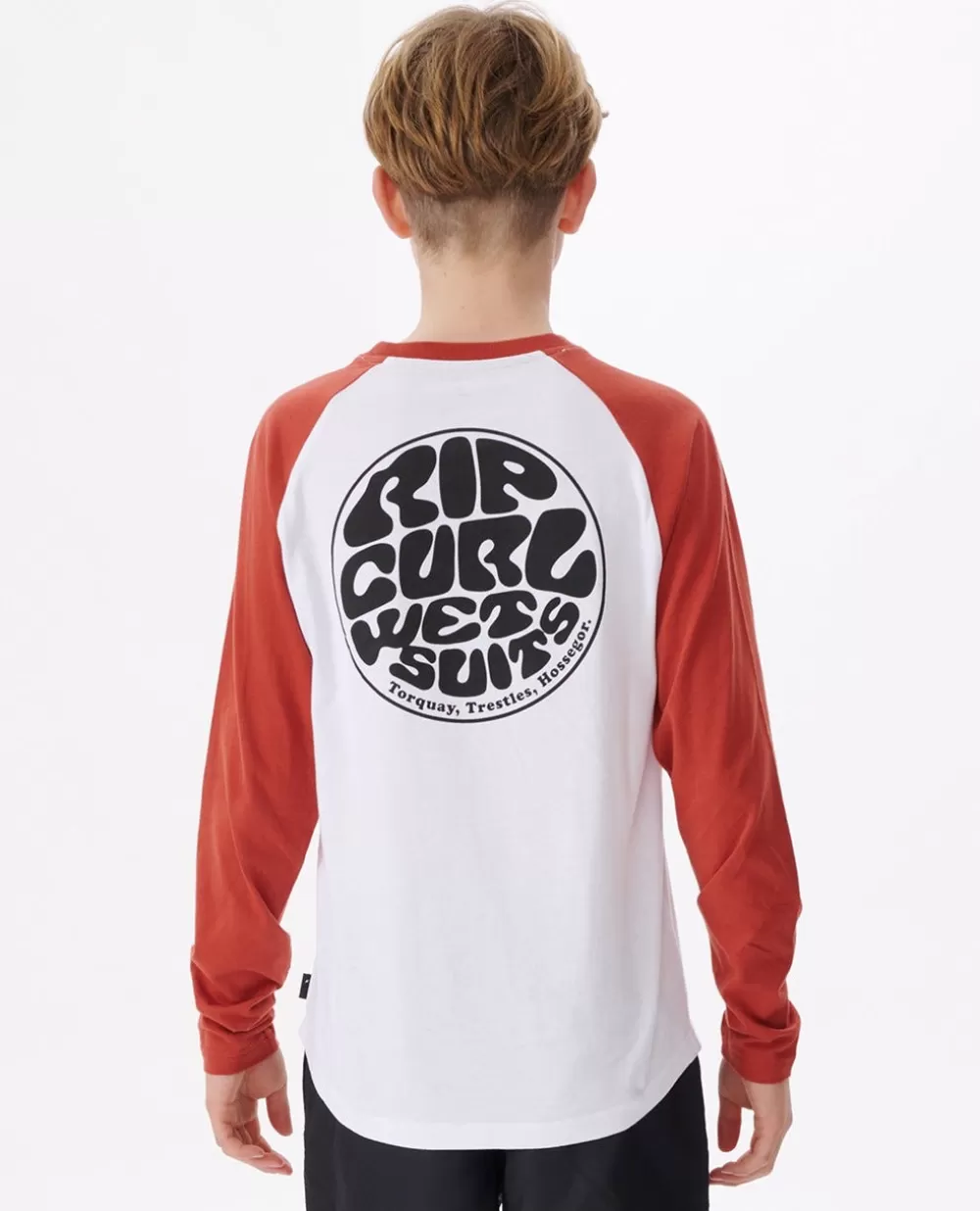 Rip Curl VESTUARIOPARA RAPAZ | Tops e t-shirts>Camisola Wettie Icon De Manga Comprida Para Rapaz White