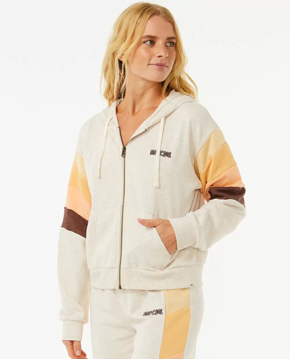 Rip Curl VESTUÁRIO | Camisolas com capuz e pulôveres>Casaco Com Capuz Surf Revival Com Fecho De Correr