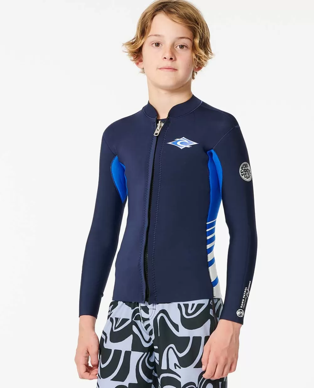 Rip Curl FATOS DEMERGULHOPARA RAPAZ | Fatos de primavera>Casaco De Manga Comprida Junior Dawn Patrol Navy