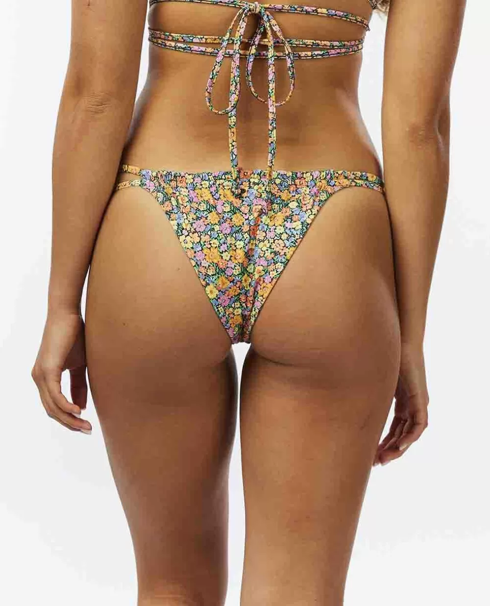 Rip Curl FATOS DEBANHO | Partes de baixo de biquínis>Cueca Afterglow Floral Skimpy Multico