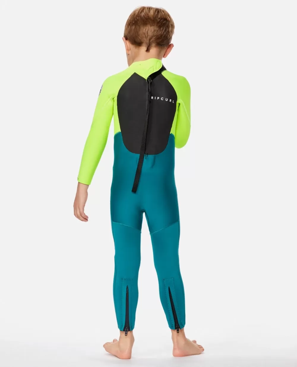 Rip Curl FATOS DEMERGULHOPARA RAPAZ | Steamers>Fato De Mergulho Com Fecho De Correr Atrás 4/3 Groms Omega Lemon