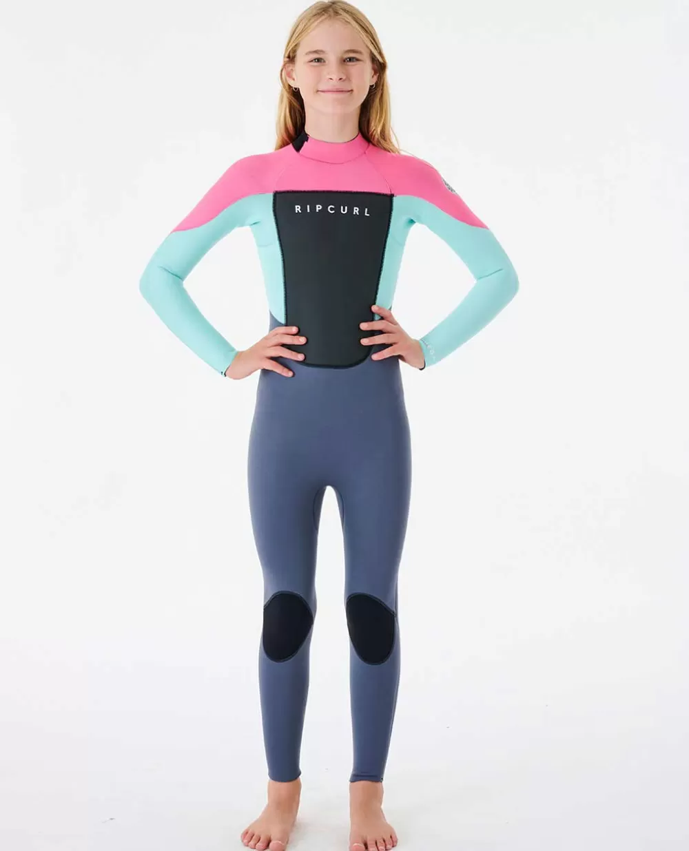 Rip Curl FATOS DEMERGULHOPARA RAPAZ | Steamers>Fato De Mergulho Com Fecho De Correr Atrás E-stich 3/2 Para Rapaz Omega Navy