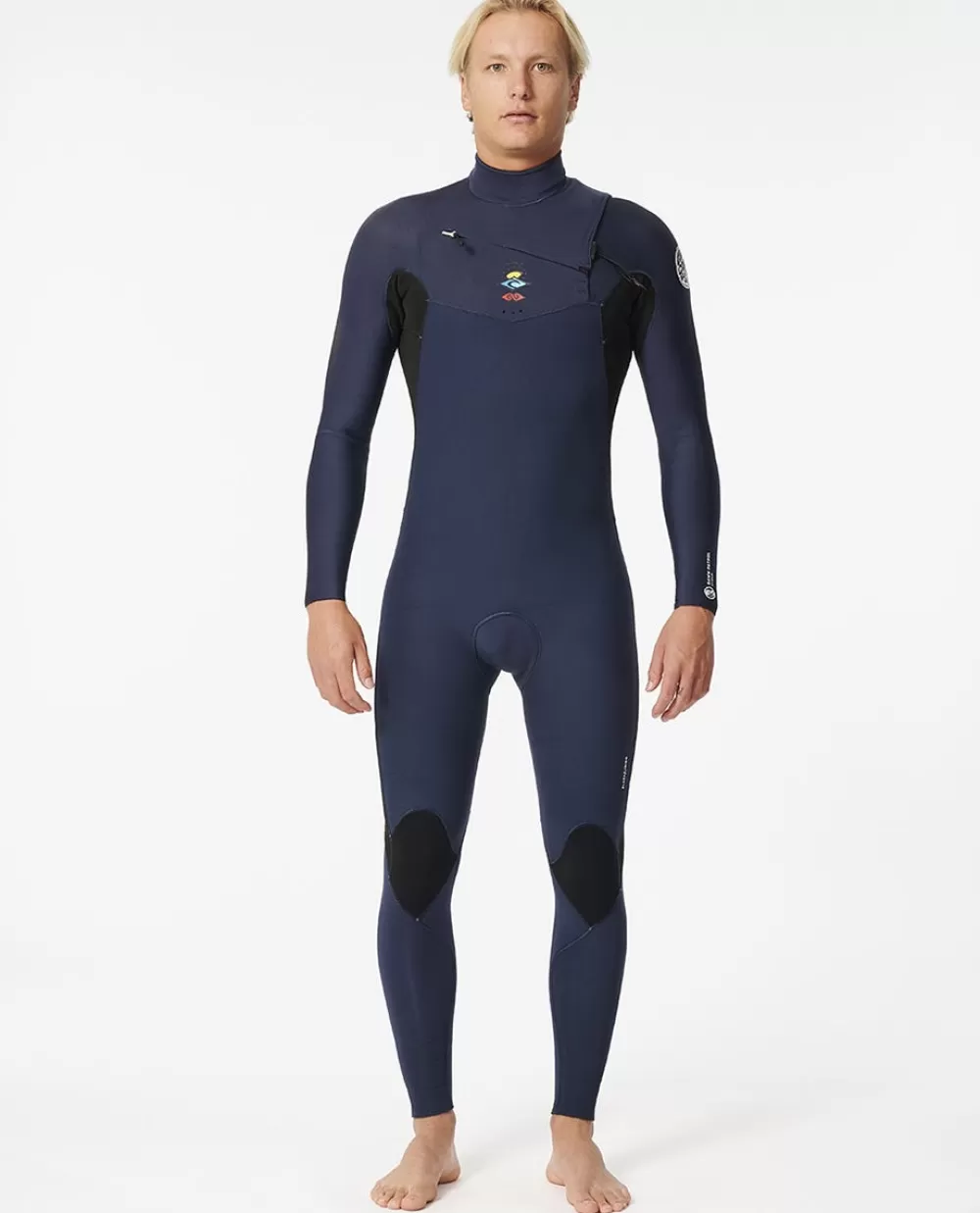 Rip Curl ROUPA DE MERGULHO | Fatos completos>Fato De Mergulho Dawn Patrol 4/3 Com Fecho De Correr No Peito