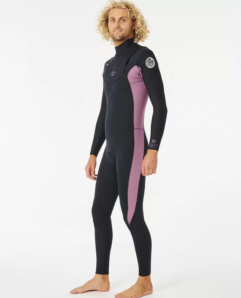 Rip Curl ROUPA DE MERGULHO | Fatos completos>Fato De Mergulho De Desempenho Dawn Patrol 4/3 Com Fecho No Peito Purple