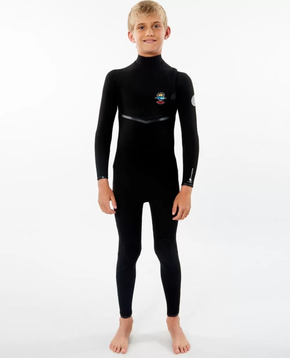 Rip Curl FATOS DEMERGULHOPARA RAPAZ | Steamers>Fato De Mergulho De Manga Curta E Fecho De Correr 2/2 E Bomb Search Black