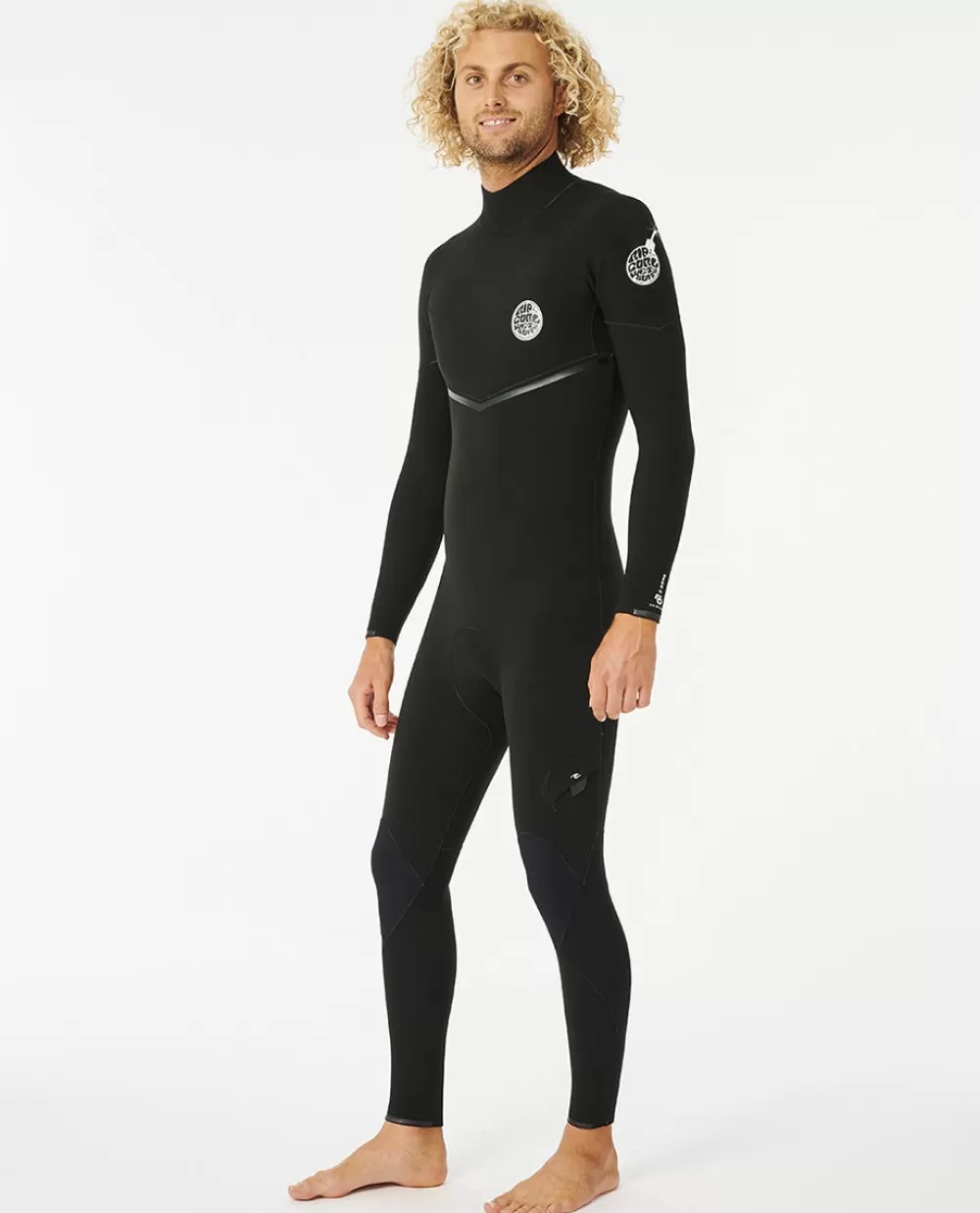 Rip Curl ROUPA DE MERGULHO | Fatos completos>Fato De Mergulho E-Bomb 4/3 Com Fecho Atrás Black