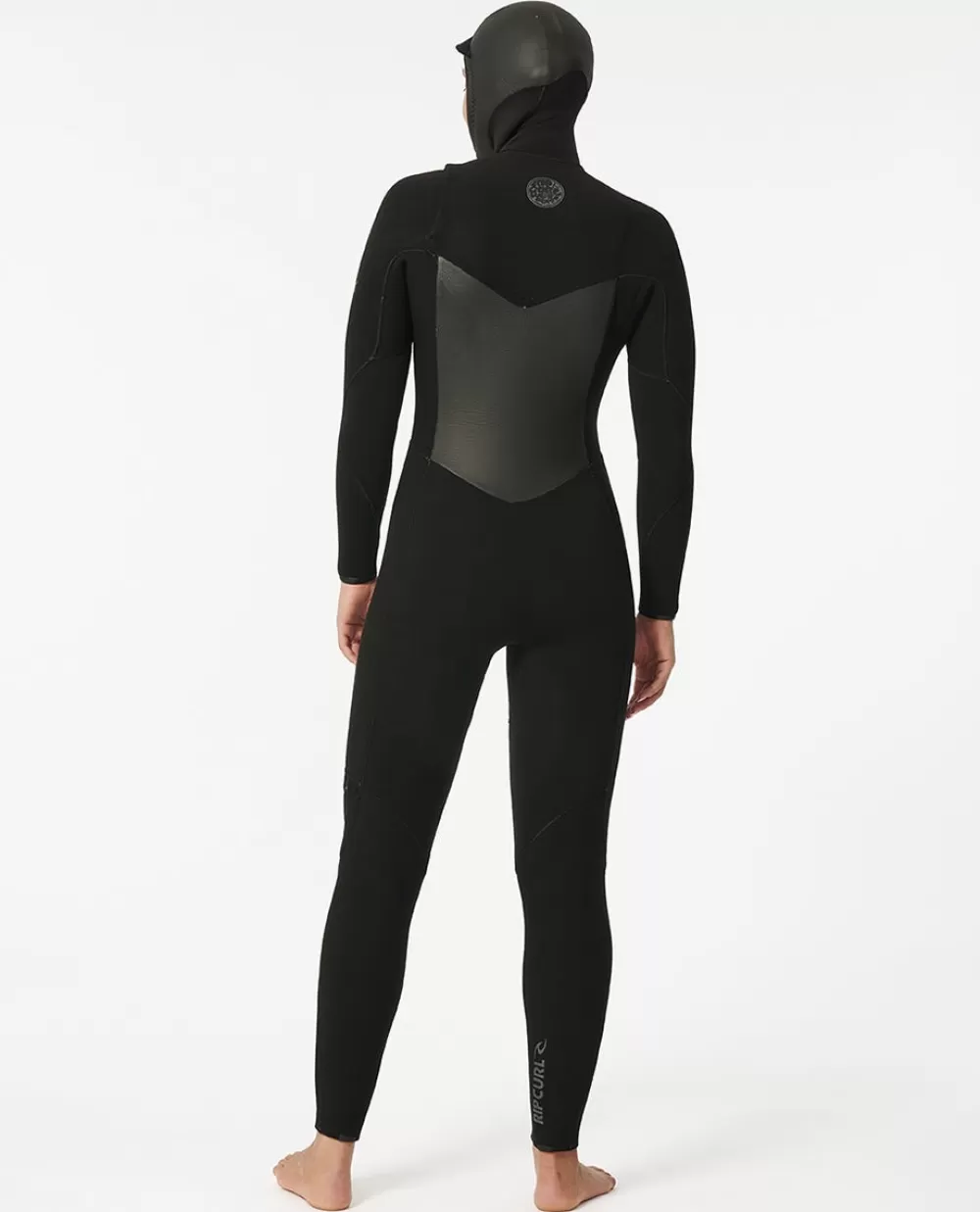 Rip Curl ROUPA DEMERGULHO | Fatos completos>Fato De Mergulho Flashbomb 6/4 Com Capuz E Fecho De Correr No Peito Para Mulher Black