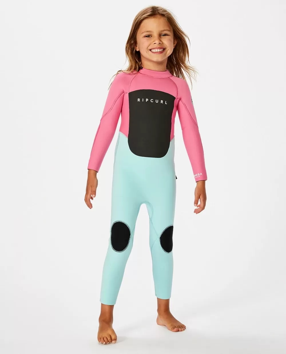 Rip Curl FATOS DEMERGULHOPARA RAPAZ | Steamers>Fato De Mergulho Groms Omega 3/2 Com Fecho De Correr Atrás Lemon